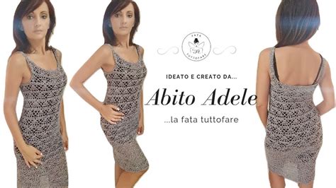 TUTORIAL Abito Adele Tubino Uncinetto Abito Elegante