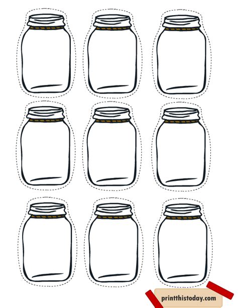 Free Mason Jar Printables