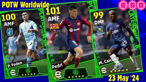 Upcoming Thursday Potw Worldwide Pack In Efootball Players Max