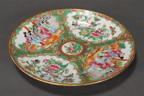 Famille Verte Qing Dynasty Porcelain Plate Ceramics Chinese Oriental