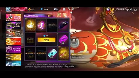 New Arrival Animation Faded Wheel Event Me Total Kitna Diamond Lagega