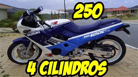 Suzuki Gsx R 250 English Subtitles 4 Cilindros De Respeito Youtube