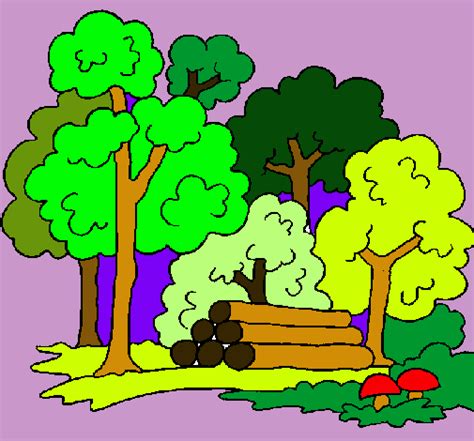 Dibujo de Bosque pintado por Yudsangely en Dibujos net el día 19 02 12