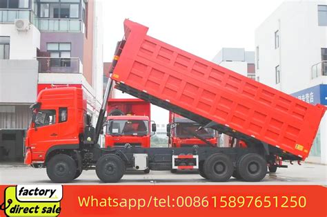 Dongfeng Camion Dumper Truck 8x4 371 375 12 Wheeler 30 40 Ton Tipper Dump Truck With Low Price