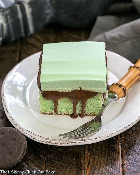 Creme De Menthe Cake That Skinny Chick Can Bake