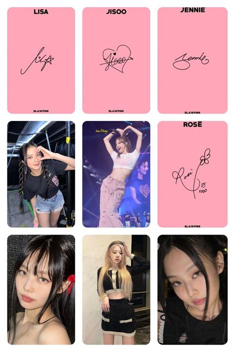 Blackpink Photocard Template Kart Ablonu Dans Lar Kad N