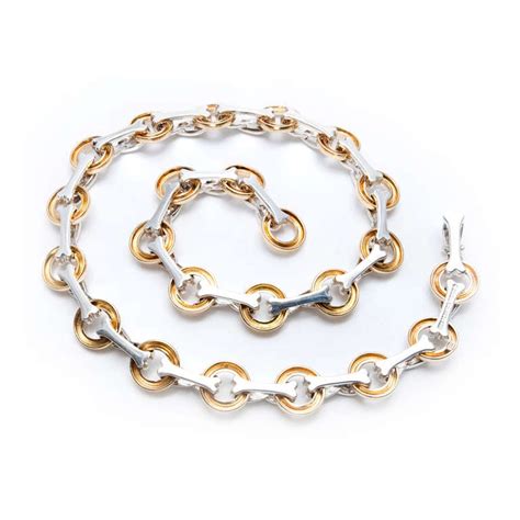 Tiffany And Co Paloma Picasso Silver Gold Xo Necklace For Sale At 1stdibs