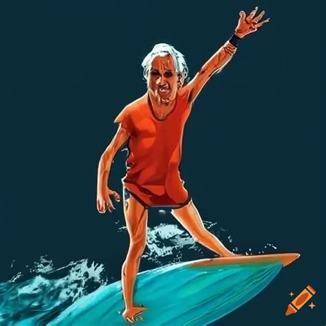 Sebastian piñera surfing