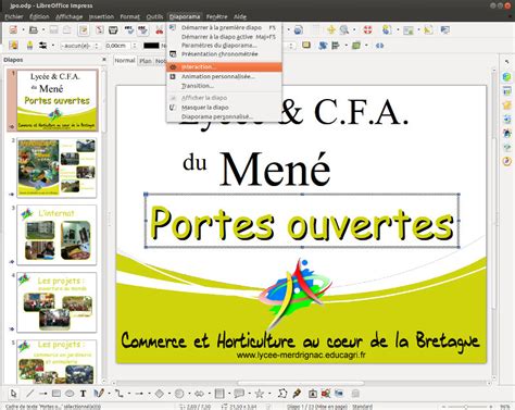 Tuto Liens Externes Dans Libreoffice Impress Blog Du Prof T I M