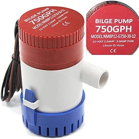 Amazon Amarine Made Bilge Pump 12v Boat Pump 750gph Marine Boat