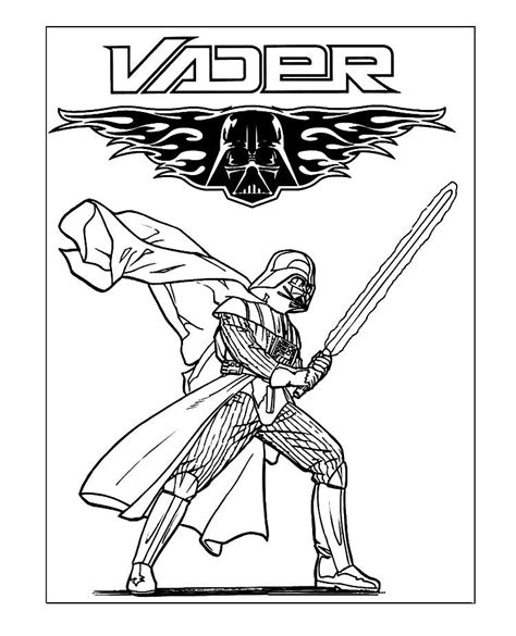 Darth Vader Colouring Pages Clip Art Library