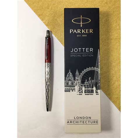 Parker Jotter Special Edition London Architecture Red Chrome Ballpoint