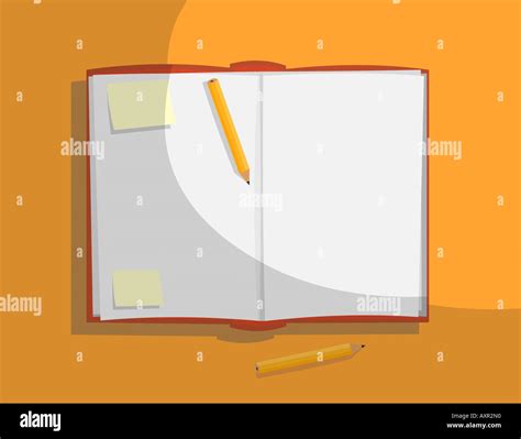 Ilustración de libro abierto Fotografía de stock - Alamy