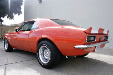 Find New 1967 Chevy Camaro Ss 350 Hugger Orange Rally Stripes 5k Just