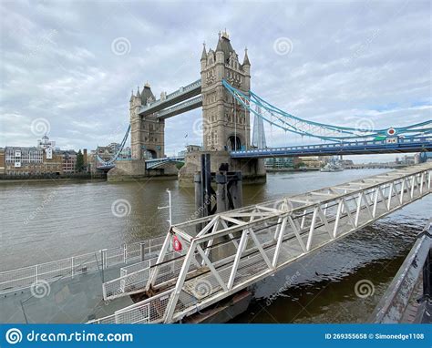 A View of Tower Bridge in London Stock Photo - Image of bridge, sunny ...