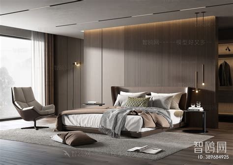 Modern Bedroom 3d Model Download Model Id 389684925 1miba