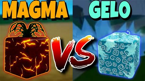 Qual É A Melhor Fruta Magma Ou Gelo Do Blox Fruits Roblox Youtube