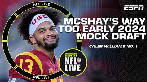 Caleb Williams Sits At No 1 On Todd McShay S Way Too Early 2024 Mock