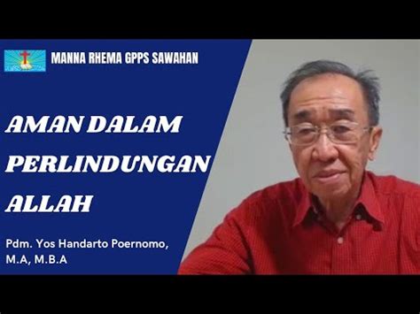 Manna Rhema Selasa Februari Gpps Sawahan Youtube