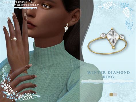 The Sims Resource Winter Diamond Ring Left