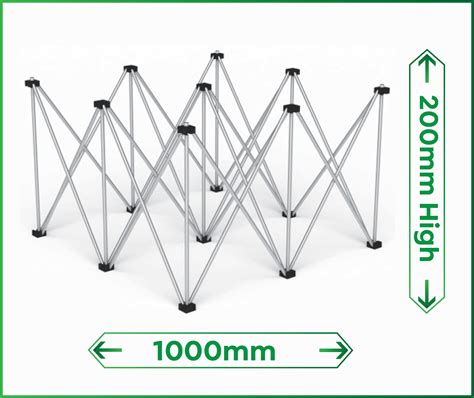 NexGen Riser Legs 1000mm 520mm Spider For Portable Staging