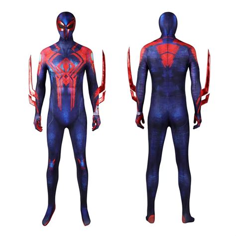 Miguel Ohara Cosplay Costumes 3d Spider Mans 2099 Original Black