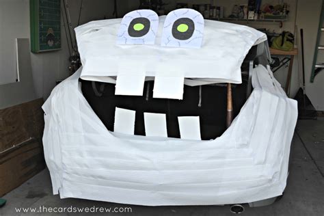 Trunk Or Treat Idea Diy Mummy The Cards We Drew