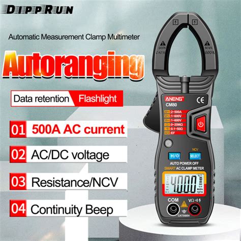 DIPPRUN CM80 CM81 Clamp Type Multimeter ANENG CM80 4000 6000 Counts