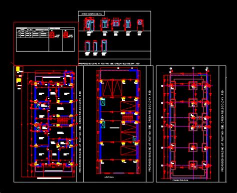 Foundation Plan In Autocad Cad Library