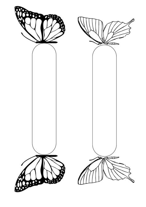 Free Butterfly Bookmark Template Handmade Bookmarks Diy Butterfly