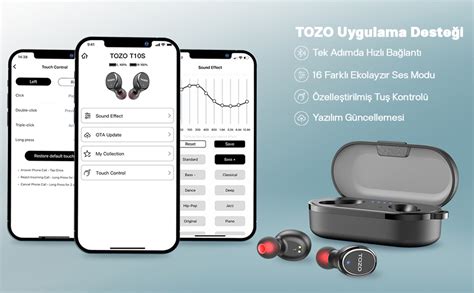 Tozo T S Ipx Su Ge Irmez Enc G R Lt Engelleme Bluetooth Tws