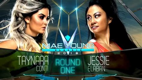 Wwe Mae Young Classic 2018 Taynara Conti Vs Jessie Elaban Official