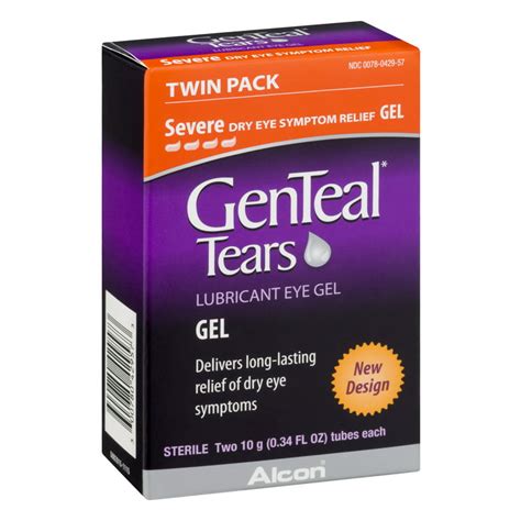 Genteal Tears Lubricant Eye Drops For Severe Day And Night