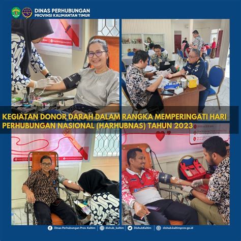 Kegiatan Donor Darah Dalam Rangka Memperingati Hari Perhubungan