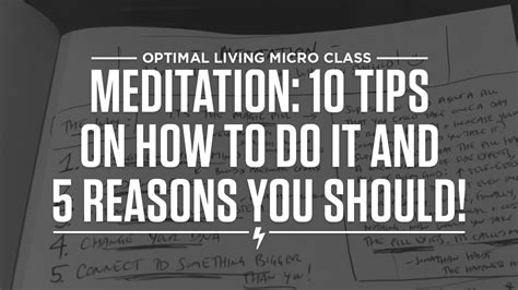 Meditation 10 Tips On How To Do It And 5 Reasons Why You Should The