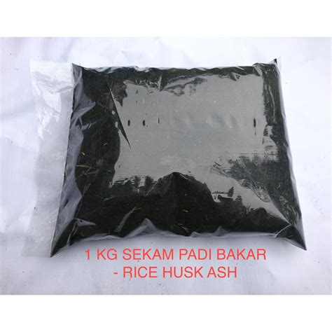 Kg Sekam Padi Bakar Burnt Rice Husk Ash Rice Paddy Husk Ash Abu