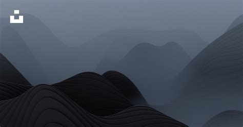 A black and white photo of a mountain range photo – Free Render Image ...