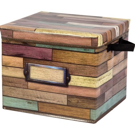 Reclaimed Wood Storage Box Tcr Teacher Created Resources