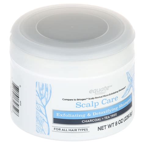 Equate Scalp Care Exfoliating And Detoxifying Daily Shampoo With Charcoal