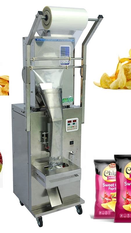 Nitrogen Filled Snack French Fries Potato Chips Automatic Pouch Packing Machine Puffed Food