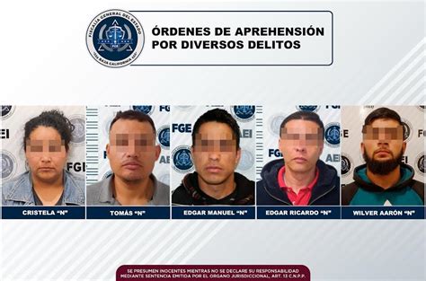 FGE cumplimentan órdenes de aprehensión por diversos delitos Uniradio