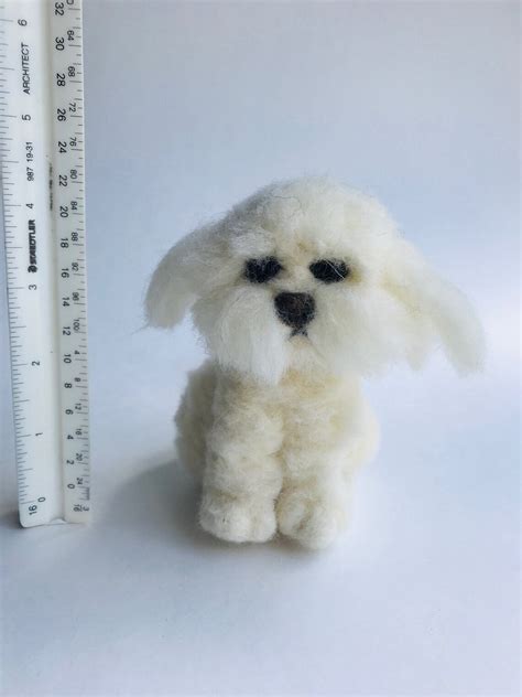 Needle Felted Miniature Puppy Shih Tzu Etsy