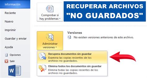 C Mo Recuperar Un Documento De Texto No Guardado Gu A Paso A Paso El