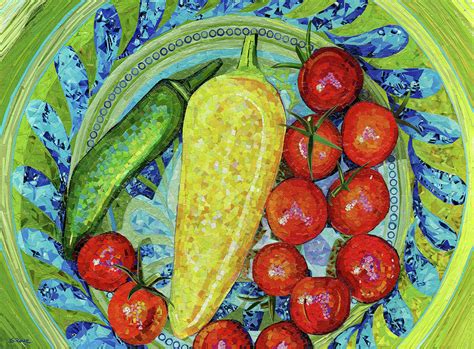 Garden Harvest Mixed Media By Shawna Rowe Pixels