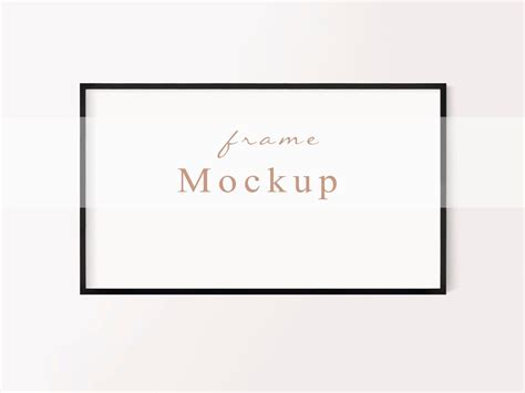 Horizontal Mockup Frame Frame Tv Mockup Frame Digital Art Mockup