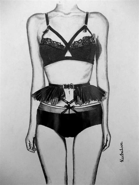 Pin On Sketches Lingerie Swimwear