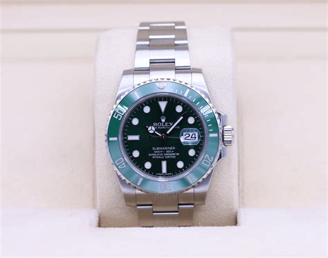 Rolex Submariner Date Hulk Stainless Steel Lv Box Papers