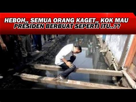 KAGET AKSI PAK JOKOWI BUAT SEMUA ORANG MELONGO SEKELAS PRESIDEN KOK