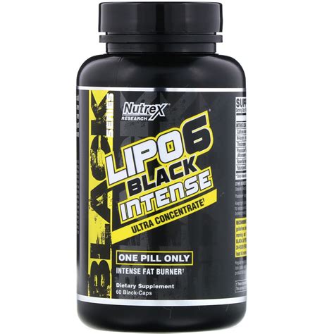 Nutrex Research LIPO 6 Black Intense Ultra Concentrate 60 Black Caps