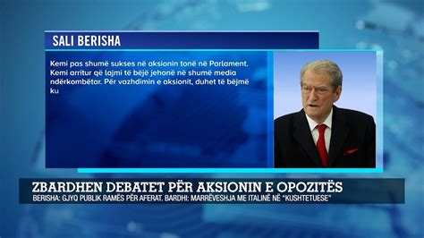 Panorama Tv Un Do Ti B J Gjyq Publik Zbardhet Debati Me Dyer T